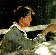 Peter Severin Kroyer figurstudie av helene christensen painting